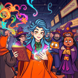 Whose Grimoire Is It Anyway? - Text-based game