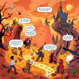 Whose Daring Tale is it Anyway? - Text-based game