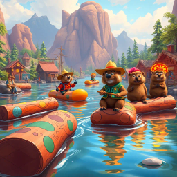 Log Jam: Whose Logs Are These Anyway? - Text-based game
