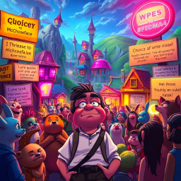 Quest Quagmire: Whose Adventure Is It Anyway? - Text-based game