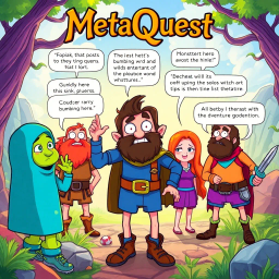 MetaQuest: Whose Adventure Is It Anyway? - Text-based game