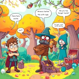 Chronicles of the Clueless: Whose Quest Is It Anyway? - Text-based game