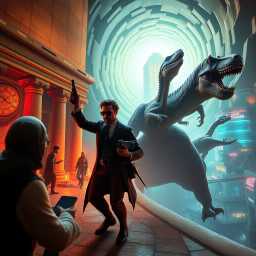 Chronochasers: Whose Time Is It Anyway? - Text-based game