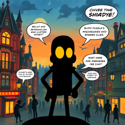Whose Shadow Is It Anyway? - Text-based game