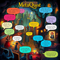 MetaQuest: Whose Adventure is it Anyway? - Text-based game