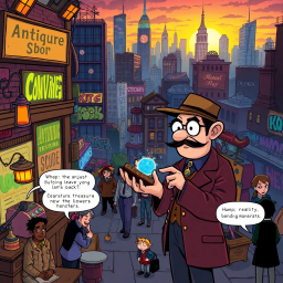 Relic Ruckus: Whose Is It Anyway? - Text-based game