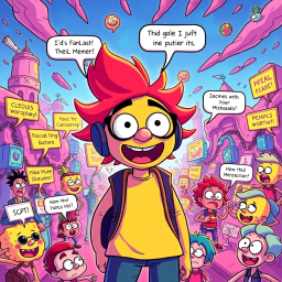Metameme: Who's There? - Text-based game