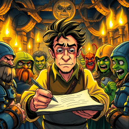 Quest Log: Who's Turn Is It Anyway? - Text-based game