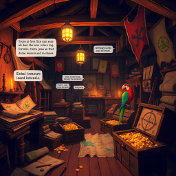 Whose Treasure is This? - Text-based game