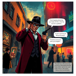 Chrono-Crime: Whose Time Is It Anyway? - Text-based game