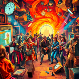 ChronoQuest: Who's Hello is it Anyway? - Text-based game