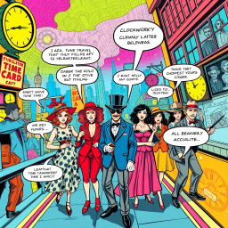 Chronochums: Who's Hello is it Anyway? - Text-based game