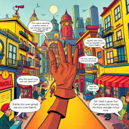 Whose Glove Is This? - Text-based game
