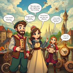 ChronoQuest: Who's Hello Is It Anyway? - Text-based game