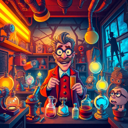 Whose Lab Is It Anyway? - Text-based game