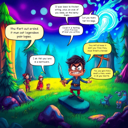 Whose Quest is it Anyway? - Text-based game