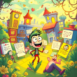 Mirthquake: Who's Hello Is It Anyway? - Text-based game