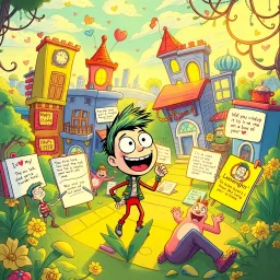 Mirthquake: Who's Hello Is It Anyway? - Text-based game