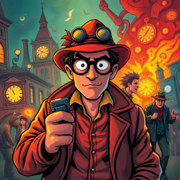 ChronoChaser: Who's Time is it Anyway? - Text-based game