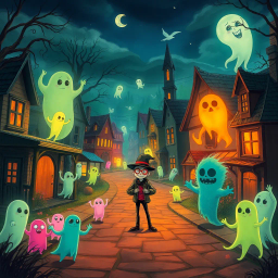 Hello, Whose Ghost Is It Anyway? - Text-based game