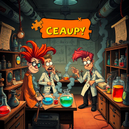 Whose Lab Is It Anyway? - Text-based game