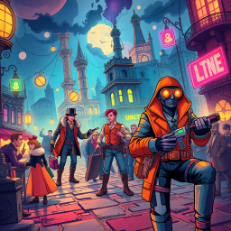 Chrono Chums: Who's There? - Text-based game