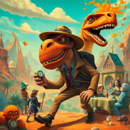 Chrono-Capers: Whose Time Is It Anyway? - Text-based game