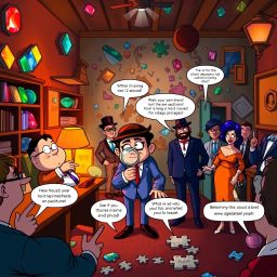 Whose Gem Is This, Anyway? - Text-based game