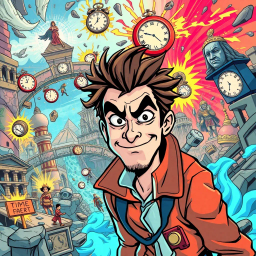 Chrono Chaser: Who's Time Is It Anyway? - Text-based game