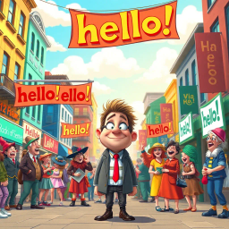 Whose Hello is It, Anyway? - Text-based game