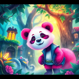 Panda's Styling Quest - Text-based game