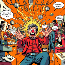 Chronovortex: Whose Time is It Anyway? - Text-based game