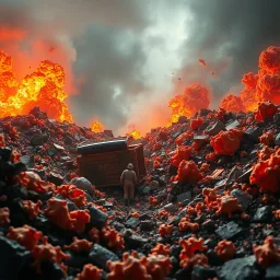 Garbage Dump Escape - Text-based game
