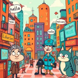Whose Hellos Are These, Anyway? - Text-based game