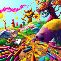 Pencil Pals: Scribble Wars - Text-based game