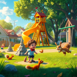 Chaos in the Playground - Text-based game