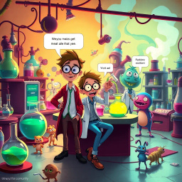 Whose Lab Is It Anyway? - Text-based game