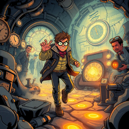 Chronochase: Whose Time is It Anyway? - Text-based game