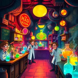 Whose Lab Is It Anyway? - Text-based game