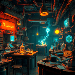Whose Lab Is It Anyway? - Text-based game