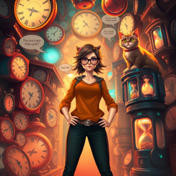 ChronoChase: Whose Time is it Anyway? - Text-based game