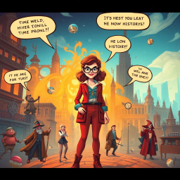 Chronochaos: Whose Time is It Anyway? - Text-based game