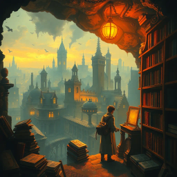 Memoirs of the Infinite Bookstore - Text-based game