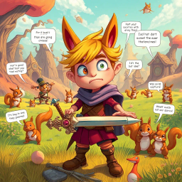 Quest of the Witty Wanderers - Text-based game