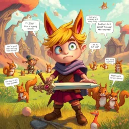 Quest of the Witty Wanderers - Text-based game