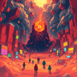 Pixelated Paradigm - Text-based game