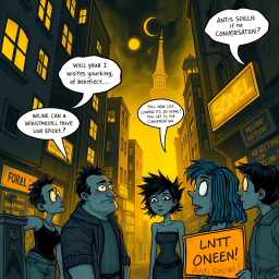 Awkward Greetings: Society's Last Hope - Text-based game