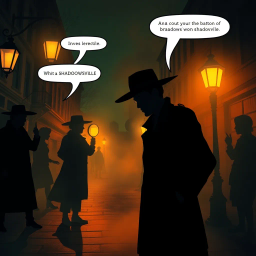Whose Shadows Are These? - Text-based game