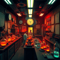 Whose Lab Is It Anyway? - Text-based game