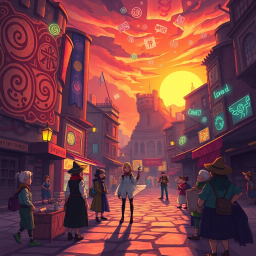 Cipher Chronicles: The Glyph War - Text-based game